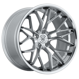 Rohana Rfc3 Wheels Rims 20x11 5x130 Machined Silver W/ Stainless Lip 48mm | RFC320115130MS48