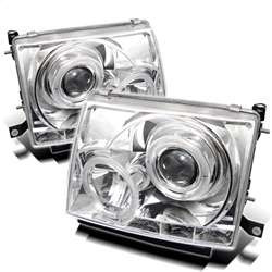 Spyder Projector Headlights - LED Halo - Chrome | FCLH 5011954
