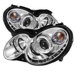 Spyder Projector Headlights - LED Halo - DRL - Chrome | FCLH 5038029