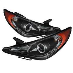 Spyder Projector Headlights - LED Halo - DRL - Black | FCLH 5042477