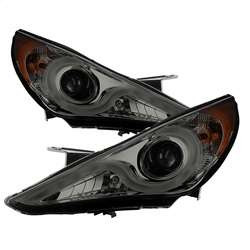 Spyder Projector Headlights - Version 2 - Light Bar DRL - Chrome | FCLH 5080899