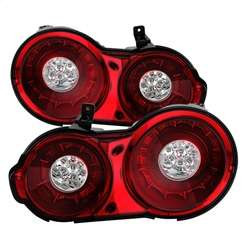 Spyder LED Tail Lights - Red Clear | FCLH 5082008