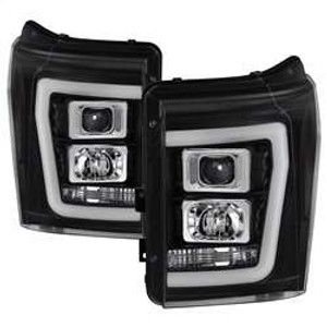 Spyder Projector Headlights - Version 2 - Light Bar DRL - Black | FCLH 5084460