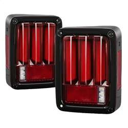 Spyder LED Tail Lights - Version 2 - Red Clear | FCLH 5084798