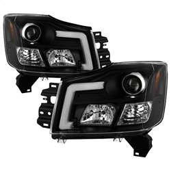 Spyder High-Power LED Module ( Low Beam ) Equipped Headlights - Black | FCLH 5088406