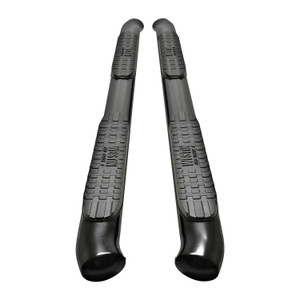 Westin PRO TRAXX 4 Oval Nerf Step Bars. Black Powdercoat Mild Steel Rocker Mount. Incl. Mount Kit And Hardware. | BCTC 21-24175