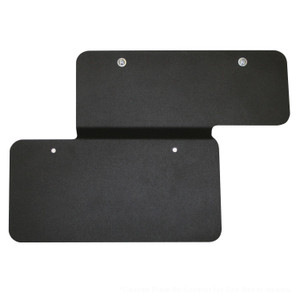 Westin Bull Bar License Plate Relocator. Bottom Mount. Black Finish. | BCTC 32-0065