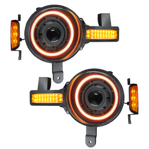 Oracle Lighting Oculus(TM) Bi-LED Projector Headlights for 2021+ Ford Bronco - Amber LED | FQCV 5886-005