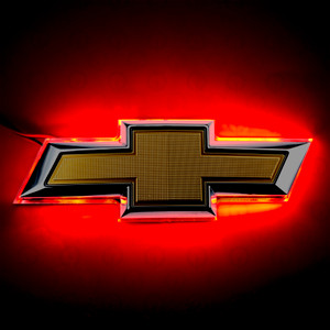 Oracle Lighting Red Illuminated LED Rear Bowtie Emblem | FQCV 3157-003