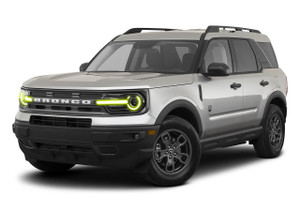 Oracle Lighting 2021 Ford Bronco Sport ColorSHIFT(tm) RGB+W DRL + Halo Upgrade | FQCV 1454-334