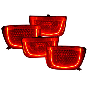 Oracle Lighting 2010-2013 Chevrolet Camaro Pre-Assembled LED 2.0 Halo Tail Lights - (Non-RS) | FQCV 7193-003
