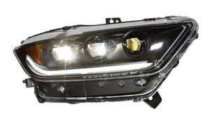 Winjet PROJECTOR HEADLIGHTS W-SEQUENTIAL TURN SIGNAL-BLACK / CLEAR | HKMR CHRNG0687-B-SQ