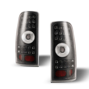 Winjet LED TAIL LIGHTS-BLACK / CLEAR | HKMR CTWJ-0007-BC