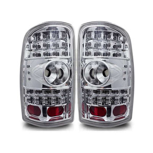 Winjet LED TAIL LIGHTS-CHROME / CLEAR | HKMR CTWJ-0007-CC