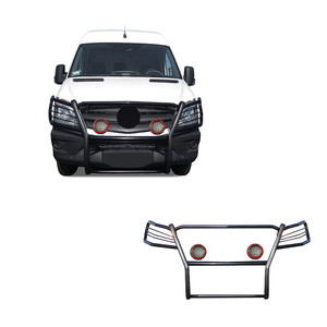 Black Horse Off Road Grille Guard Kit | GDRD 17D502MA-PLFR