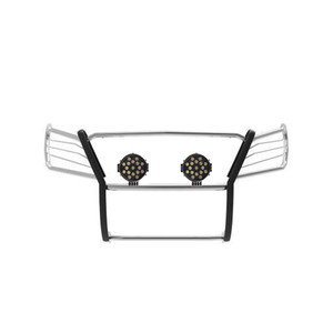 Black Horse Off Road Grille Guard Kit | GDRD 17D502MSS-PLB