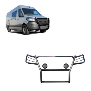 Black Horse Off Road Grille Guard Kit | GDRD 17D503MA-PLFB