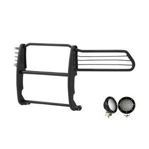 Black Horse Off Road Grille Guard Kit | GDRD 17DR01MA-PLFB