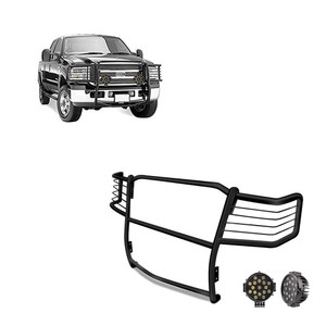 Black Horse Off Road Grille Guard Kit | GDRD 17FB23MA-PLB