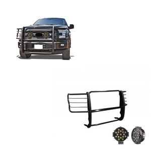 Black Horse Off Road Grille Guard Kit | GDRD 17FB28MA-PLB