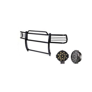 Black Horse Off Road Grille Guard Kit | GDRD 17FP26MA-PLB