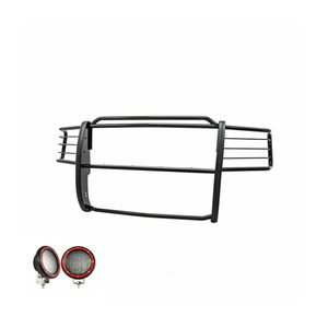Black Horse Off Road Grille Guard Kit | GDRD 17FR20MA-PLFR