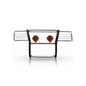 Black Horse Off Road Grille Guard Kit | GDRD 17GT23MSS-PLR