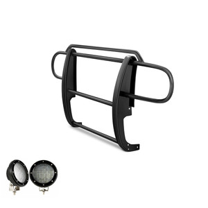 Black Horse Off Road Grille Guard Kit | GDRD 17JPWRMA-PLFB