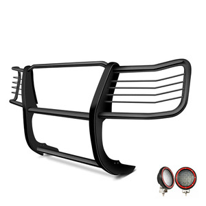 Black Horse Off Road Grille Guard Kit | GDRD 17NR27MA-PLFR