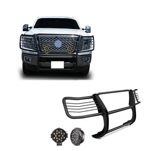 Black Horse Off Road Grille Guard Kit | GDRD 17NR28MA-PLB