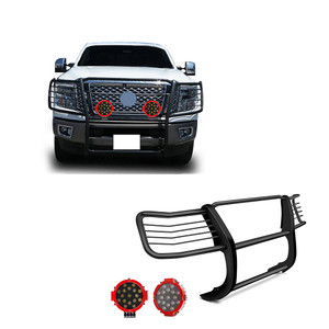 Black Horse Off Road Grille Guard Kit | GDRD 17NR28MA-PLR