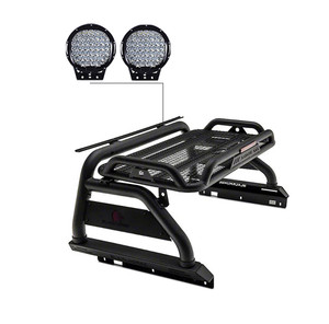 Black Horse Off Road Atlas Roll Bar Kit | GDRD ATRB9BK-PL69B