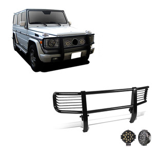 Black Horse Off Road Grille Guard Kit | GDRD PGBZA008A-PLB