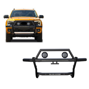 Black Horse Off Road Rambler Grille Guard Kit | GDRD RAGF10-K1PLFB