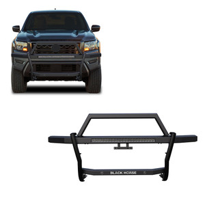 Black Horse Off Road Rambler Grille Guard Kit | GDRD RAGN01-K1