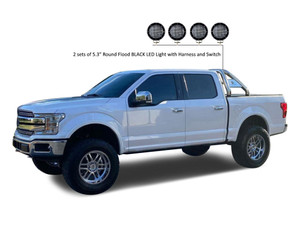 Black Horse Off Road Classic Roll Bar Kit | GDRD RB001SS-PLFB