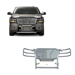 Black Horse Off Road Rugged Heavy Duty Grille Guard Kit | GDRD RU-CHTA07-B-K1