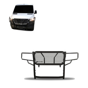 Black Horse Off Road Rugged Heavy Duty Grille Guard | GDRD RU-DOSP07-B
