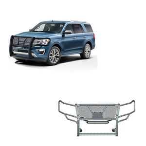 Black Horse Off Road Rugged Heavy Duty Grille Guard Kit | GDRD RU-FOEX18-B-K1