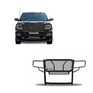 Black Horse Off Road Rugged Heavy Duty Grille Guard Kit | GDRD RU-GMSI14-B-K1