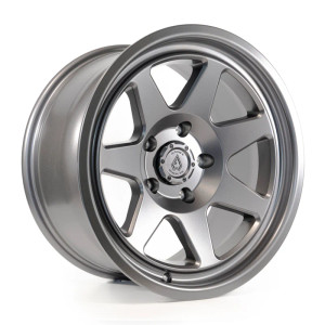 Arena A104 Ridge Wheel 17x8.5 6x135 Satin Gunmetal 0mm - BLOWOUT NO RETURNS
