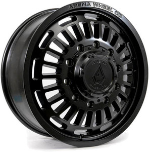 Arena A115 Tactic Front Dually Wheel 22x8.25 10x225 Satin Black 105mm - MINIMUM PURCHASE OF 4 WHEELS | A1152282A9P10501
