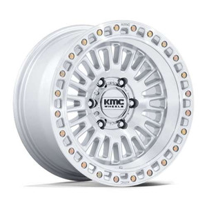 Kmc Km554 Aztec Wheels Rims 17x8.5 6x135 Gloss Silver W/ Machined Face 0mm | KM554SD17856300