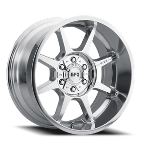 G-Fx Tr31 Wheels Rims 20x10 8x170 Polished -19mm | T31 210-8170N19 P