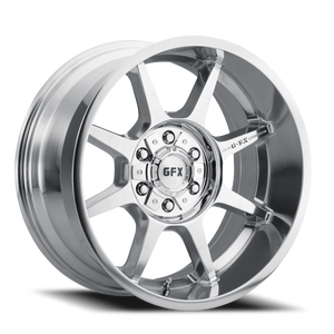 G-Fx Tr31 Wheels Rims 18x9 6x135 6x139.7 Polished 18mm | T31 890-6009-18 P