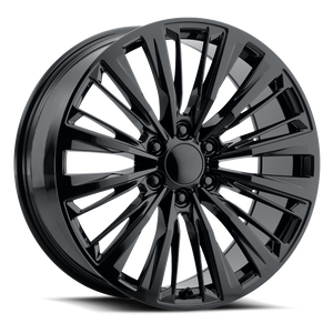 Vöxx Replica Es5 Wheels Rims 22x9 6x139.7 Gloss Black 28mm | ES5 229-6139-28 GB