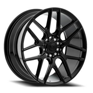 Defy D17 Wheel 17x7.5 5x108 & 5x114.3 Gloss Black 38mm