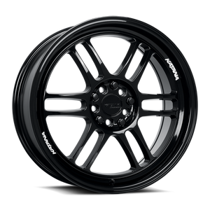 Katana Kr02 Wheel 17x7.5 5x108 & 5x114.3 Gloss Black 40mm|KR02-177508GB
