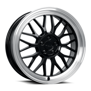 Katana Kr06 Wheel 18x8 5x120 Gloss Black Machined Lip 40mm|KR06-188045GBL