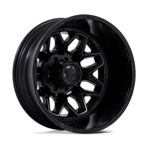 Fuel Dually D871 Flux  Wheels Rims 20x8.25 8x200 Blackout -227mm